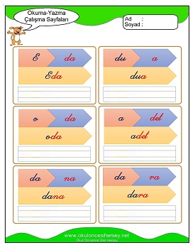 d sesi Grubu Çalışma Sayfaları
